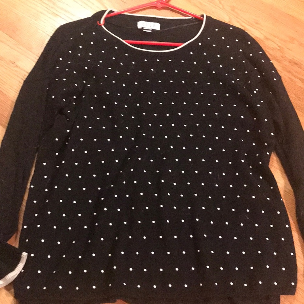 Elle polka dot sweater